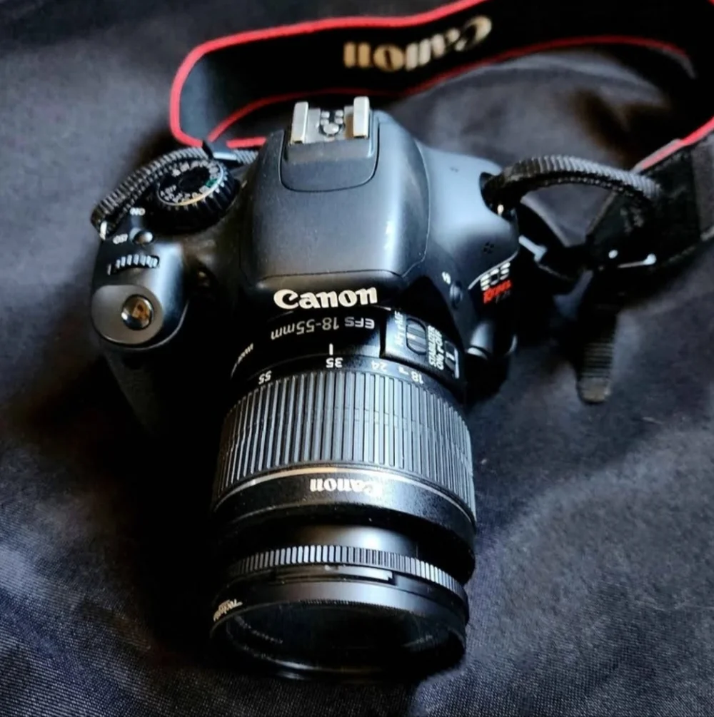 Canon EOS Digital Camera with 2 Lenses And Carrying Case